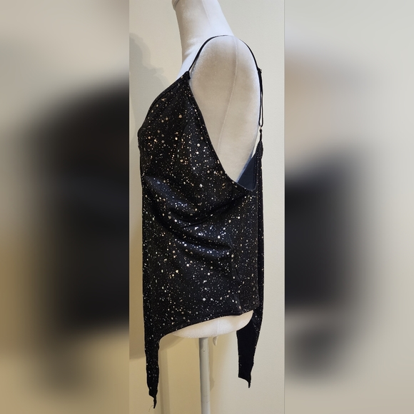 NWOT Black and Silver Bodysuit Size 3X - Picture 4 of 5